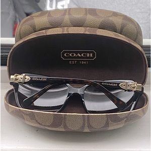 Women’s coach sunglasses w/ case
